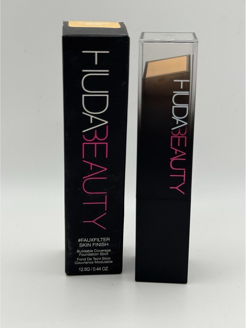 Huda Beauty SKIN FINISH Buildable Coverage Foundation Stick CUSTARD 220N